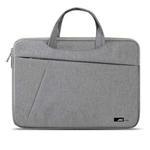 JRC MR30 Laptop Bag Waterproof Shock Absorbing Notebook Hand Inbound Bag, Size: 13 inch(Light Grey)