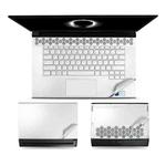JRC 3 in 1 Notebook Film Set Body Shell Protection Sticker for Dell ALIENWARE M15-R2(White)