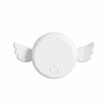 P206 Portable USB Strong Wind Mute Mini Lazy Angel Hanging Neck Fan(White)
