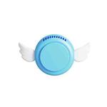 P206 Portable USB Strong Wind Mute Mini Lazy Angel Hanging Neck Fan(Blue)