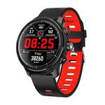 L5 IP68 Waterproof Smart Watch Men Smart Bluetooth Watch, Support Call Reminder/Heart Rate Monitoring/Pedometer(Red)