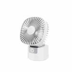 Desktop Fan Detachable Handheld Dormitory Home Out Portable USB Popsicle Fan, Colour: Shook Head White