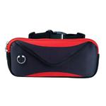 Sports Running Mobile Phone Waterproof Waist Bag, Specification:Under 7 inches(Red)