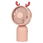 2 PCS USB Charging Mini Handheld Cartoon Fan Desktop Bedside Large Wind Fan Random Colour Style Delivery