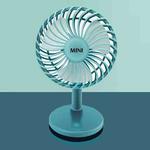 Summer Cool and Flipable Desktop Mini Fan(Light Blue)