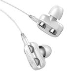 TF-0120 3.5mm In-Ear Headphones Smart Phone Line-Controlled Tuning Headphones(Single Speaker (Pearl White))