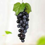 4 Bunches 60 Black Grapes Simulation Fruit Simulation Grapes PVC with Cream Grape Shoot Props