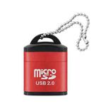 480Mbps Mini Micro SD Card Mobile Phone High-Speed TF Memory Card Reader Computer Car Speaker Card Reader(Red)