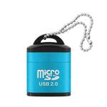 480Mbps Mini Micro SD Card Mobile Phone High-Speed TF Memory Card Reader Computer Car Speaker Card Reader(Blue)