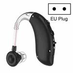 GM-105 Elderly Hearing Aid Sound Amplifier Intelligent Noise Reduction Sound Collector, Style: EU Plug(Fantasy Black)
