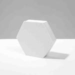 8 PCS Geometric Cube Photo Props Decorative Ornaments Photography Platform, Colour: Small White Hexagon