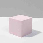 8 PCS Geometric Cube Photo Props Decorative Ornaments Photography Platform, Colour: Small Light Pink Square