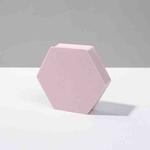 8 PCS Geometric Cube Photo Props Decorative Ornaments Photography Platform, Colour: Small Light Pink Hexagon