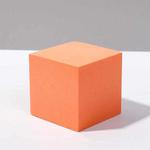8 PCS Geometric Cube Photo Props Decorative Ornaments Photography Platform, Colour: Small Orange Square