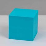 8 PCS Geometric Cube Photo Props Decorative Ornaments Photography Platform, Colour: Large Lake Blue Square