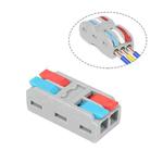 LT-2 2 In 2 Out Colorful Quick Line Terminal Multi-Function Dismantling Wire Connection Terminal
