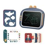 X6 Puzzle Early Education Children Toy Multifunctional Handwritten Blackboard Cartoon Electronic Drawing Board, Colour: Blue (Color Film)