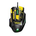 Kepos M416 8 Keys 4800 DPI Computer Free Drive Wired Gaming Mouse, Cable Length: 1.6m(Yellow)