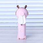 Handheld Hydrating Device Chargeable Fan Mini USB Charging Spray Humidification Small Fan(M11 Pink Deer)