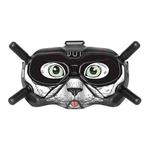 Sunnylife FV-TZ453 PVC Anti-Scratch And Non-Sticky Protective Sticker For DJI FPV Goggles V2(2 Big Face Cat)