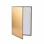 2 PCS Photography Folded Thickening A4 Cardboard Folding Light Diffuser Board(Gold)