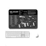 2 PCS Heat Transfer Non-Slip Single-Sided Office Gaming Mouse Pad 4mm(SPS-SigP226)