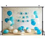 2.1m x 1.5m One Year Old Birthday Photography Background Cloth Birthday Party Decoration Photo Background(578)