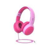 Gorsun GS-E61V Children Headphones Wired Student Cat Ear Detachable Folding Learning Headphones(Pink)