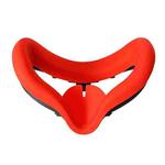 2 PCS GS0090 Eye Mask Face Mask Shading Anti-Sweat Silicone Protective Cover For Oculus Quest2(Red)