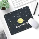 6 PCS Non-Slip Mouse Pad Thick Rubber Mouse Pad, Size: 21 X 26cm(Cartoon Planet)