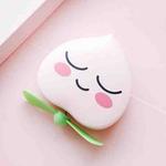 2 PCS 2216 Hand Holding Pink Peach Heart Makeup Mirror Fan Mini Cute USB Charging Fan(Blink)