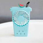 6791 Fruit Cup Type Portable Small Fan Three-Speed Wind USB Charging Fans(Blue)
