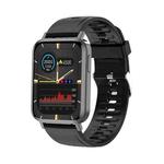 T10 Pro 1.65 Inch Smart Bracelet Heart Rate Blood Pressure Oxygen Body Temperature Monitoring Dial Watch(Black)