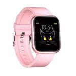 X21 1.3 Inch Full Touch Screen Smart Bracelet Heart Rate Pedometer Watch(Pink)