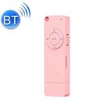 XT02 U Disk Style MP3 Music Player, Memory Capacity: Bluetooth Set(Pink)