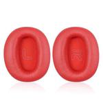 1 Pair Protein Skin Leather Headest Sponge Earmuffs For Edifier W820BT / W808BT / K815 / K815PG1 / H840 / K800 / K830(Red)