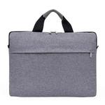 Portable Notebook Bag Multifunctional Waterproof and Wear-Resistant Single Shoulder Computer Bag, Size: 15 inch(Gray)