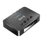 M6 NFC Bluetooth 5.0 Receiver & Transmitter & FM 3 In 1 Adapter(Black)