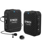 SYNCO Engragal  Wireless Microphone System 2.4GHz Interview Lavalier Lapel Mic Receiver Kit For Phones DSLR Tablet Camcorder,Configuration G1 (A1)