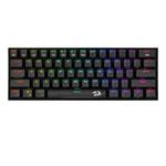 Redragon K552 RGB Illuminated Gaming 87-Keys Mechanical Keyboard, Cable Length: 1.8m(Black)
