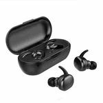 Y30 Wireless Bluetooth Headset 5.0 In-Ear Mini Earphone, Colour: Black