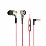 Edifier H230P In-Ear Subwoofer 3.5mm Wire-Controlled Sports Earphone With Microphone, Cable Length:1.3m(Red)