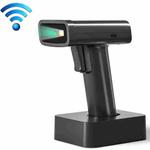 Deli Express Single Scanner Cashier Scanner, Specification: Black Wireless