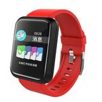 Sport 3 Smart Watch Blood Pressure IP67 Waterproof Fitness Tracker Clock Smartwatch For IOS Android Wearable Devices(Red)