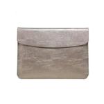 Horizontal Litchi Texture Laptop Bag Liner Bag For MacBook 12 Inch A1534(Liner Bag Golden)