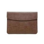 Horizontal Litchi Texture Laptop Bag Liner Bag For MacBook  13.3 Inch A1502 / 1425/1466/1369(Liner Bag Brown)