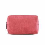 2 PCS  Portable Digital Accessory Leather Bag Single Layer Storage Bag, Colour: Sheepskin (Red)