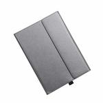 Clamshell  Tablet Protective Case with Holder For MicroSoft Surface Pro4 / 5/6 12.3 inch(Lamb Pattern / Gray)