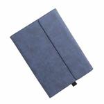 Clamshell  Tablet Protective Case with Holder For MicroSoft Surface GO 2(Sheepskin Leather / Blue)