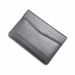 Horizontal  Embossed Notebook Liner Bag Ultra-Thin Magnetic Holster, Applicable Model: 11 -12 inch(Gray)